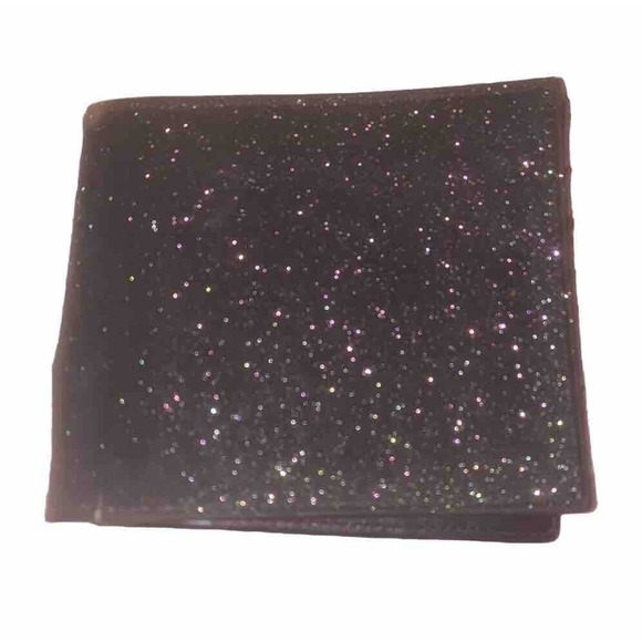 Maison‎ Martin Margiela Glitter Textured Leather Bifold Wallet Men's - Picture 1 of 14